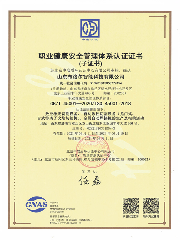 布洛爾職業健康體系